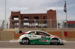   Testing, Tiago Monteiro (POR) Honda Civic WTCC, Castrol Honda WTC Team  11.04.2014. World Touring Car Championship, Rounds 01 and 02, Marrakech, Morocco.
