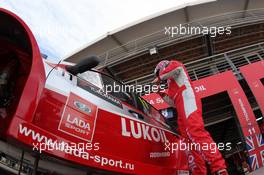    James Thompson (GBR) Lada Granta 1.6T, LADA Sport Lukoil   12.04.2014. World Touring Car Championship, Rounds 01 and 02, Marrakech, Morocco.