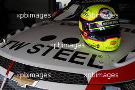   The helmet of Tom Coronel (NLD) Cevrolet RML Cruze TC1, Roal Motorsport  11.04.2014. World Touring Car Championship, Rounds 01 and 02, Marrakech, Morocco.