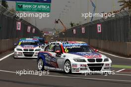   Testing, Franz Engstler (DEU) 320 TC, Liqui Moly Team Engstler leads Pasquale Di Sabatino (ITA) BMW 320 TC, Liqui Moly Team Engstler  11.04.2014. World Touring Car Championship, Rounds 01 and 02, Marrakech, Morocco.