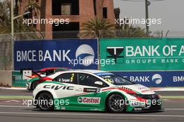   Testing, Tiago Monteiro (POR) Honda Civic WTCC, Castrol Honda WTC Team  11.04.2014. World Touring Car Championship, Rounds 01 and 02, Marrakech, Morocco.