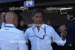   Free Practice 1, (L-R) Aldo Preo (ITA) Team owner, ROAL Motorsport and Roberto Ravaglia,Team Roal Motorsport   12.04.2014. World Touring Car Championship, Rounds 01 and 02, Marrakech, Morocco.