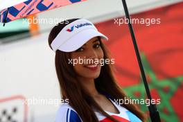   Grid Girl   12.04.2014. World Touring Car Championship, Rounds 01 and 02, Marrakech, Morocco.