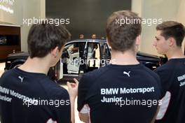 27.28.04.2015. Munich, Germany, Welcome Event for the BMW Junior Program 2015 - BMW Motorsport welcomes the drivers, Tour trought BMW Welt - This image is copyright free for editorial use © BMW AG *** Local Caption *** 27.28.04.2015. Munich, Germany, Welcome Event for the BMW Junior Program 2015 - BMW Motorsport welcomes the drivers, Tour trought BMW Welt - This image is copyright free for editorial use © BMW AG
