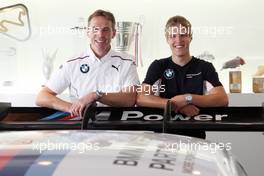 27.28.04.2015. Munich, Germany, Welcome Event for the BMW Junior Program 2015 - PORTRAIT, Dirk Adorf (Chief instructor, BMW Motorsport Junior Program) and Jesse Krohn (FI, GT-sport driver, BMW Motorsport Junior Program 2014/15) - This image is copyright free for editorial use © BMW AG