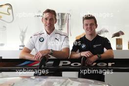 27.28.04.2015. Munich, Germany, Welcome Event for the BMW Junior Program 2015 - PORTRAIT, Dirk Adorf (Chief instructor, BMW Motorsport Junior Program) and Nick Cassidy (NZ, driver in the BMW Motorsport Junior Program 2015)   - This image is copyright free for editorial use © BMW AG