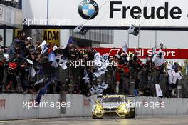Nürburgring (DE), 17th May 2015. 24h race, BMW Sports Trophy Team Marc VDS , BMW Z4 GT3 #25, Maxime Martin (BE), Lucas Luhr (DE), Richard Westbrook (GB), Markus Palttala (FI). This image is copyright free for editorial use © BMW AG (05/2015).