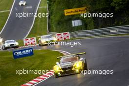 Nürburgring (DE), 16th May 2015. 24h race, BMW Sports Trophy Team Schubert , BMW Z4 GT3 #19, Dirk Werner (DE), Marco Wittmann (DE), Dirk Müller (DE), Alexander Sims (GB). This image is copyright free for editorial use © BMW AG (05/2015).