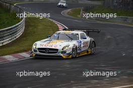 Race, 22, Engel, Maro - Seyffarth, Jan - van der Zande, Renger - J&#xe4;ger, Thomas, Mercedes-Benz SLS AMG GT3, ROWE Racing 16-17.05.2015 Nurburging 24 Hours, Nordschleife, Nurburging, Germany
