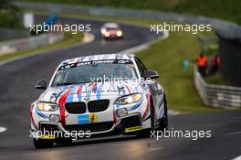 Nürburgring (DE), 16th May 2015. 24h race, BMW Motorsport, BMW M235i Racing #235, Bernd Ostmann (DE), Christian Gebhardt (DE), Victor Bouveng (SE), Harald Grohs (DE). This image is copyright free for editorial use © BMW AG (05/2015).