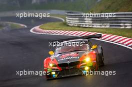 Nürburgring (DE), 15th May 2015. 24h race, BMW Sports Trophy Team Schubert , BMW Z4 GT3 #20, Claudia Hürtgen (DE), Dominik Baumann (AT), Jens Klingmann (DE), Martin Tomczyk (DE). This image is copyright free for editorial use © BMW AG (05/2015).