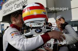 Nürburgring (DE), 14th May 2015. 24h race, Top30 Qualifying,Pole for BMW Sports Trophy Team Marc VDS , BMW Z4 GT3 #26, Dirk Adorf (DE), Augusto Farfus (BR), Nick Catsburg (NL), Jörg Müller (DE). This image is copyright free for editorial use © BMW AG (05/2015).