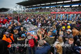 Nürburgring (DE), 16th May 2015. 24h race, BMW Sports Trophy Team Schubert , BMW Z4 GT3 #20, Claudia Hürtgen (DE), Dominik Baumann (AT), Jens Klingmann (DE), Martin Tomczyk (DE). This image is copyright free for editorial use © BMW AG (05/2015).