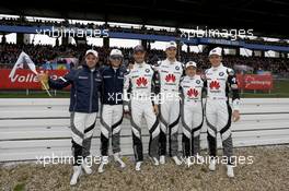 Nürburgring (DE), 16th May 2015. 24h race, BMW Sports Trophy Team Schubert , BMW Z4 GT3 #19,  Dirk Müller (DE)Marco Wittmann (DE) and BMW Sports Trophy Team Schubert , BMW Z4 GT3 #20, Claudia Hürtgen (DE), Dominik Baumann (AT), Jens Klingmann (DE), Martin Tomczyk (DE). This image is copyright free for editorial use © BMW AG (05/2015).