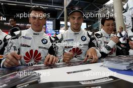 Nürburgring (DE), 14th May 2015. 24h race, BMW Sports Trophy Team Schubert , BMW Z4 GT3 #20, Claudia Hürtgen (DE), Dominik Baumann (AT), Jens Klingmann (DE), Martin Tomczyk (DE). This image is copyright free for editorial use © BMW AG (05/2015).