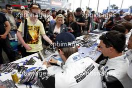 Nürburgring (DE), 14th May 2015. 24h race, BMW Sports Trophy Team Schubert , BMW Z4 GT3 #20, Claudia Hürtgen (DE), Dominik Baumann (AT), Jens Klingmann (DE), Martin Tomczyk (DE). This image is copyright free for editorial use © BMW AG (05/2015).