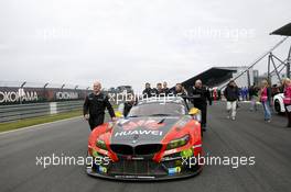 Nürburgring (DE), 16th May 2015. 24h race, BMW Sports Trophy Team Schubert , BMW Z4 GT3 #20, Claudia Hürtgen (DE), Dominik Baumann (AT), Jens Klingmann (DE), Martin Tomczyk (DE). This image is copyright free for editorial use © BMW AG (05/2015).