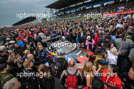 Nürburgring (DE), 16th May 2015. 24h race, BMW Sports Trophy Team Schubert , BMW Z4 GT3 #20, Claudia Hürtgen (DE), Dominik Baumann (AT), Jens Klingmann (DE), Martin Tomczyk (DE). This image is copyright free for editorial use © BMW AG (05/2015).