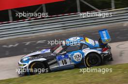 Nürburgring (DE), 15th May 2015. 24h race, Walkenhorst Motorsport powered by Dunlop, BMW Z4 GT3 #18, Henry Walkenhorst (DE), Ralf Oeverhaus (DE), Christian Bollrath (DE), Stefan Aust (DE). This image is copyright free for editorial use © BMW AG (05/2015).