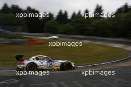 Nürburgring (DE), 14th May 2015. 24h race, BMW Sports Trophy Team Marc VDS , BMW Z4 GT3 #25, Maxime Martin (BE), Lucas Luhr (DE), Richard Westbrook (GB), Markus Palttala (FI). This image is copyright free for editorial use © BMW AG (05/2015).