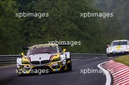 Nürburgring (DE), 15th May 2015. 24h race, BMW Sports Trophy Team Marc VDS , BMW Z4 GT3 #25, Maxime Martin (BE), Lucas Luhr (DE), Richard Westbrook (GB), Markus Palttala (FI). This image is copyright free for editorial use © BMW AG (05/2015).