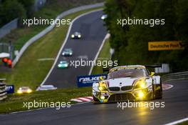 Nürburgring (DE), 16th May 2015. 24h race, BMW Sports Trophy Team Marc VDS , BMW Z4 GT3 #25, Maxime Martin (BE), Lucas Luhr (DE), Richard Westbrook (GB), Markus Palttala (FI). This image is copyright free for editorial use © BMW AG (05/2015).