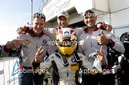 Nürburgring (DE), 14th May 2015. 24h race, Top30 Qualifying, Pole for BMW Sports Trophy Team Marc VDS , BMW Z4 GT3 #26, Dirk Adorf (DE), Augusto Farfus (BR), Nick Catsburg (NL), Jörg Müller (DE). This image is copyright free for editorial use © BMW AG (05/2015).