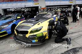 Nürburgring (DE), 14th May 2015. 24h race, BMW Sports Trophy Team Schubert , BMW Z4 GT3 #19, Dirk Werner (DE), Marco Wittmann (DE), Dirk Müller (DE), Alexander Sims (GB). This image is copyright free for editorial use © BMW AG (05/2015).