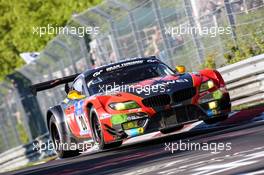 Nürburgring (DE), 15th May 2015. 24h race, BMW Sports Trophy Team Schubert , BMW Z4 GT3 #20, Claudia Hürtgen (DE), Dominik Baumann (AT), Jens Klingmann (DE), Martin Tomczyk (DE). This image is copyright free for editorial use © BMW AG (05/2015).