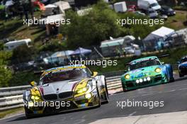 Nürburgring (DE), 17th May 2015. 24h race, BMW Sports Trophy Team Marc VDS , BMW Z4 GT3 #25, Maxime Martin (BE), Lucas Luhr (DE), Richard Westbrook (GB), Markus Palttala (FI). This image is copyright free for editorial use © BMW AG (05/2015).