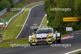 Nürburgring (DE), 14th May 2015. 24h race, BMW Sports Trophy Team Marc VDS , BMW Z4 GT3 #26, Dirk Adorf (DE), Augusto Farfus (BR), Nick Catsburg (NL), Jörg Müller (DE). This image is copyright free for editorial use © BMW AG (05/2015).