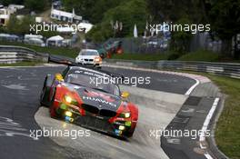 Nürburgring (DE), 14th May 2015. 24h race, BMW Sports Trophy Team Schubert , BMW Z4 GT3 #20, Claudia Hürtgen (DE), Dominik Baumann (AT), Jens Klingmann (DE), Martin Tomczyk (DE). This image is copyright free for editorial use © BMW AG (05/2015).