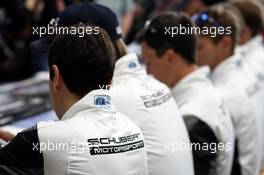 Nürburgring (DE), 14th May 2015. 24h race, BMW Sports Trophy Team Schubert , BMW Z4 GT3 #20, Claudia Hürtgen (DE), Dominik Baumann (AT), Jens Klingmann (DE), Martin Tomczyk (DE). This image is copyright free for editorial use © BMW AG (05/2015).