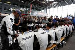 Nürburgring (DE), 14th May 2015. 24h race, BMW Sports Trophy Team Schubert , BMW Z4 GT3 #20, Claudia Hürtgen (DE), Dominik Baumann (AT), Jens Klingmann (DE), Martin Tomczyk (DE). This image is copyright free for editorial use © BMW AG (05/2015).