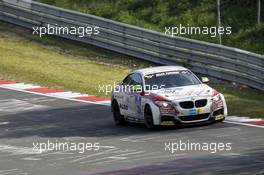 Nürburgring (DE), 17th May 2015. 24h race, #301 Sorg Rennsport BMW M235i Racing: Friedhelm Mihm, Heiko Eichenberg, Kevin Warum, Torsten Kratz. This image is copyright free for editorial use © BMW AG (05/2015).
