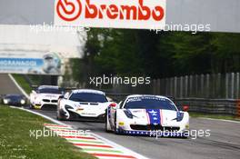#100 DRAGON SPEED (USA) FERRARI 458 ITALIA 11-12.04.2015. Blancpain Endurance Series, Rd 1, Monza Italy.