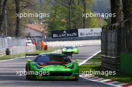 #333 RINALDI RACING (DEU) FERRARI 458 ITALIA 11-12.04.2015. Blancpain Endurance Series, Rd 1, Monza Italy.