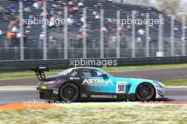 #98 ROWE RACING (DEU) MERCEDES SLS AMG GT3 11-12.04.2015. Blancpain Endurance Series, Rd 1, Monza Italy.