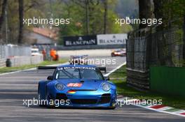 #56 ATTEMPTO RACING (DEU) PORSCHE 997 GT3 R 11-12.04.2015. Blancpain Endurance Series, Rd 1, Monza Italy.