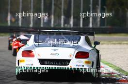 #8 BENTLEY M-SPORT (GBR) BENTLEY CONTINENTAL GT3 11-12.04.2015. Blancpain Endurance Series, Rd 1, Monza Italy.