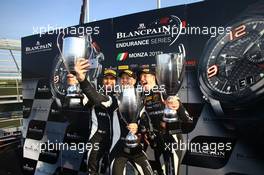 #19 GRT GRASSER RACING TEAM (AUT) LAMBORGHINI HURACAN GT3 11-12.04.2015. Blancpain Endurance Series, Rd 1, Monza Italy.