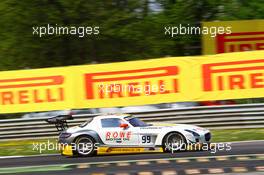 #99 ROWE RACING (DEU) MERCEDES SLS AMG GT3 11-12.04.2015. Blancpain Endurance Series, Rd 1, Monza Italy.