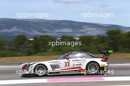 #33 CAR COLLECTION (DEU) MERCEDES SLS AMG GT3 JAN SEYFFARTH (DEU) MIGUEL TORIL (ESP) KENNETH HEYER (DEU) 19-20.06.2015. Blancpain Endurance Series, Round 3, Paul Ricard, France