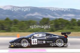 #66 BLACK PEARL BY RINALDI RACING (DEU) FERRARI F458 ITALIA GT3 STEVE PARROW (DEU) PIERRE KAFFER (DEU) DOMINIK SCHWAGER (DEU) 19-20.06.2015. Blancpain Endurance Series, Round 3, Paul Ricard, France