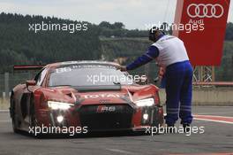 #1 AUDI SPORT TEAM WRT (BEL) AUDI R8 LMS RENE RAST (DEU) LAURENS VANTHOOR (BEL) MARKUS WINKELHOCK (DEU) 23-26.07.2015. Blancpain Endurance Series, Rd 4, 24 Hours of Spa, Spa-Francorchamps, Belgium.