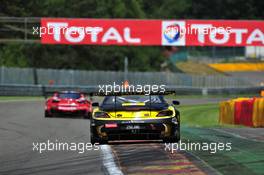 #18 BLACK FALCON (DEU) MERCEDES SLS AMG GT3 OLIVER MORLEY (GBR) SEAN JOHNSTON (USA) MARO ENGEL (DEU) BERND SCHNEIDER (DEU) 23-26.07.2015. Blancpain Endurance Series, Rd 4, 24 Hours of Spa, Spa-Francorchamps, Belgium.