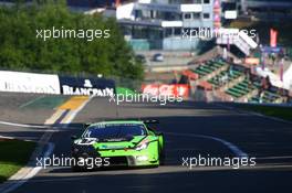 #63 GRT GRASSER RACING TEAM (AUT) LAMBORGHINI HURACAN GT3 GIOVANNI VENTURINI (ITA) ADRIAN ZAUGG (ZAF) MIRKO BORTOLOTTI (ITA) 23-26.07.2015. Blancpain Endurance Series, Rd 4, 24 Hours of Spa, Spa-Francorchamps, Belgium.