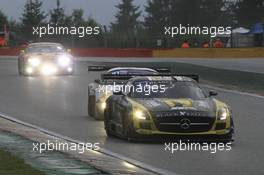 #18 BLACK FALCON (DEU) MERCEDES SLS AMG GT3 OLIVER MORLEY (GBR) SEAN JOHNSTON (USA) MARO ENGEL (DEU) BERND SCHNEIDER (DEU) 23-26.07.2015. Blancpain Endurance Series, Rd 4, 24 Hours of Spa, Spa-Francorchamps, Belgium.