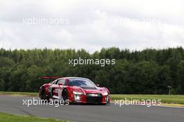 Laurens Vanthoor (BEL) René Rast (DEU) Markus Winkelhock (DEU) Audi Sport Team WRT Audi R8 LMS 22-26.07.2015. Blancpain Endurance Series, Round 4, 24h Spa-Francorchamps, Belguim