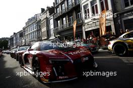 Laurens Vanthoor (BEL) René Rast (DEU) Markus Winkelhock (DEU) Audi Sport Team WRT Audi R8 LMS 22-26.07.2015. Blancpain Endurance Series, Round 4, 24h Spa-Francorchamps, Belguim